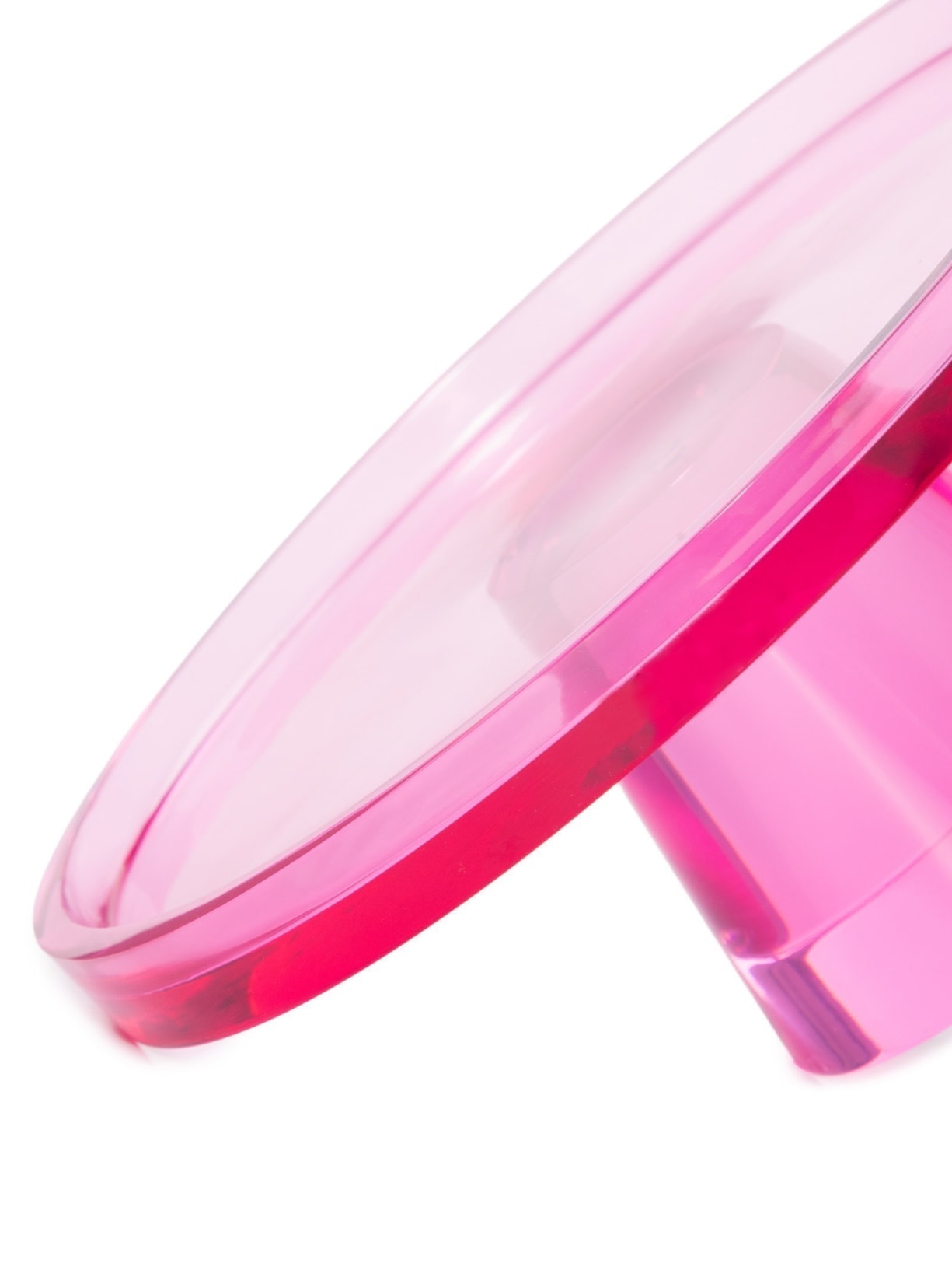 Prato Para Bolo Básico Pequeno Com Borda Rosa '2Home