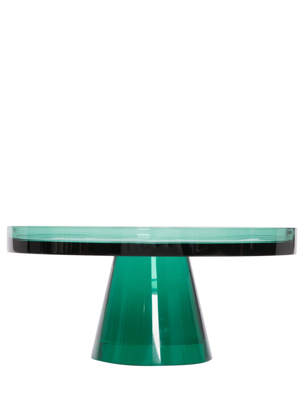 Prato Para Bolo Básico Pequeno Com Borda - Verde