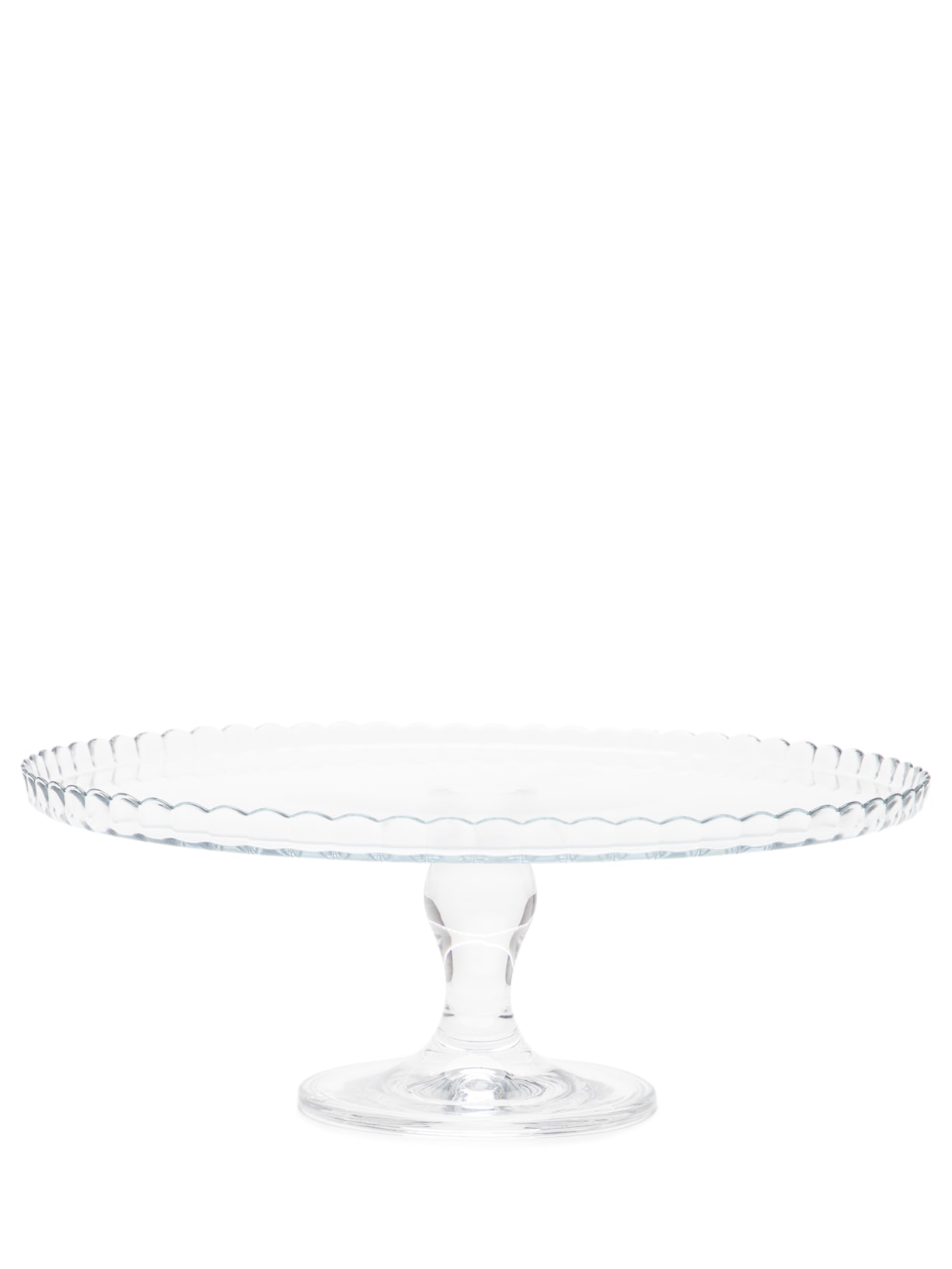 Prato Para Bolo Com Pé Em Vidro 1 Unidade