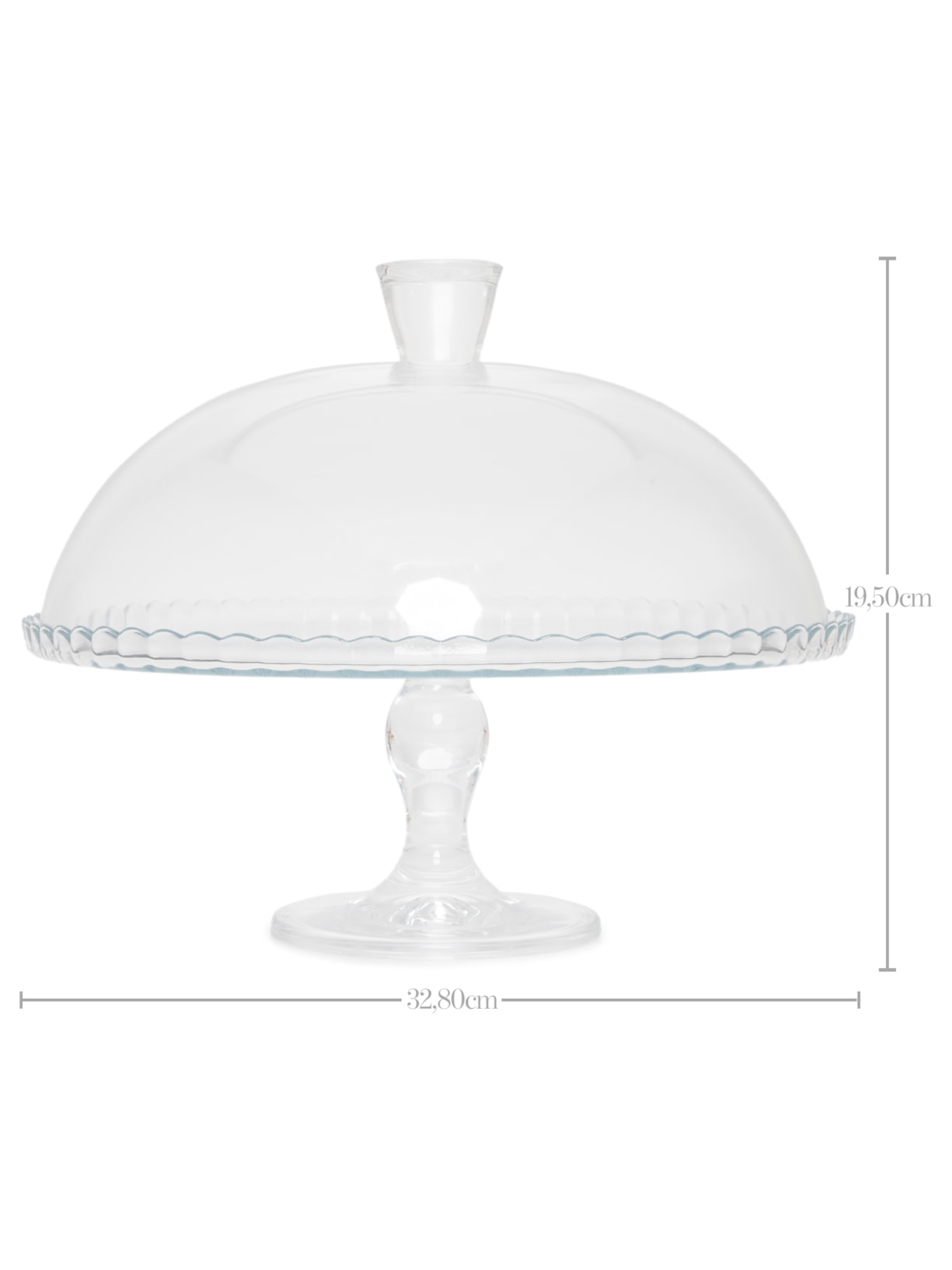 Prato Patisserie Para Bolo Com Tampa '2Home