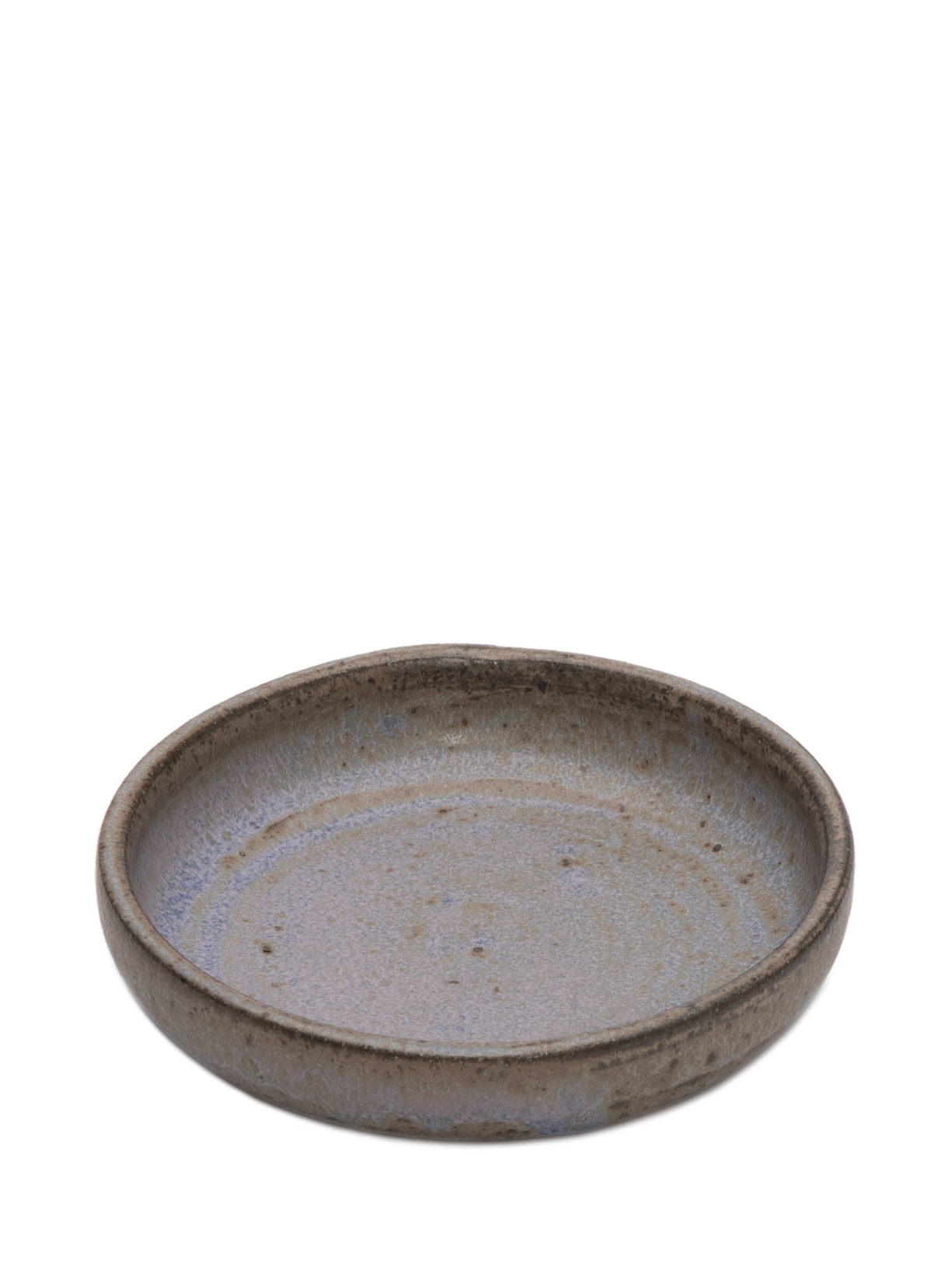 Prato Pequeno Redondinho Borda Em Cerâmica - Azul