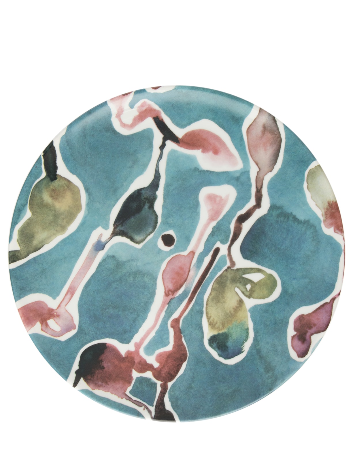 Prato Raso Aquarela Moon River 1 Unidade - Azul