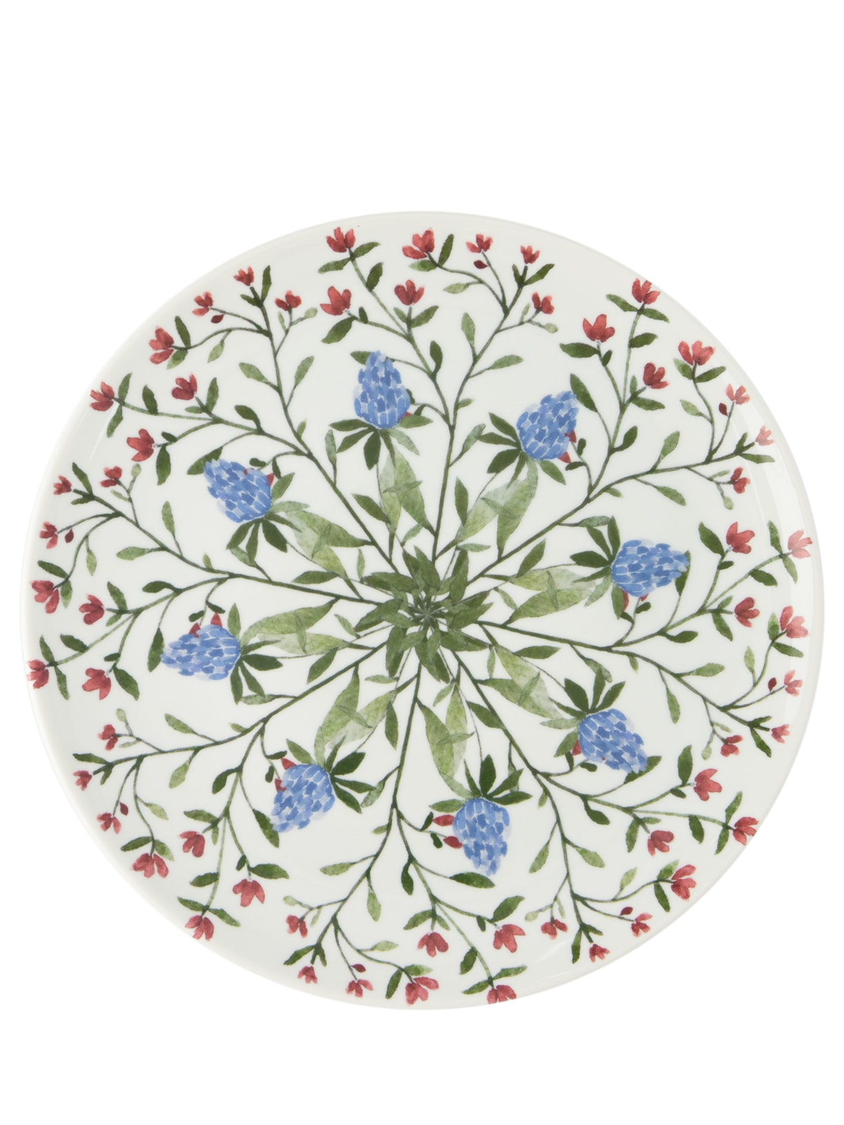 Prato Raso Flor Do Campo 1 Unidade - Branco