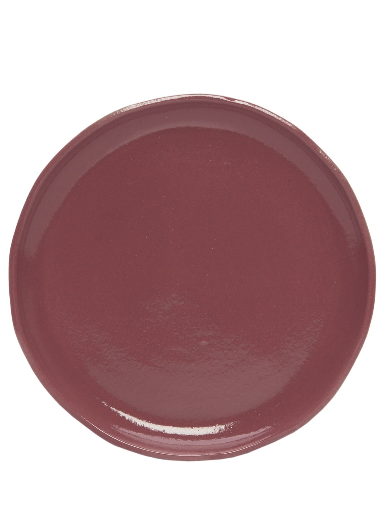 Prato Raso Orgânico Em Cerâmica - Roxo