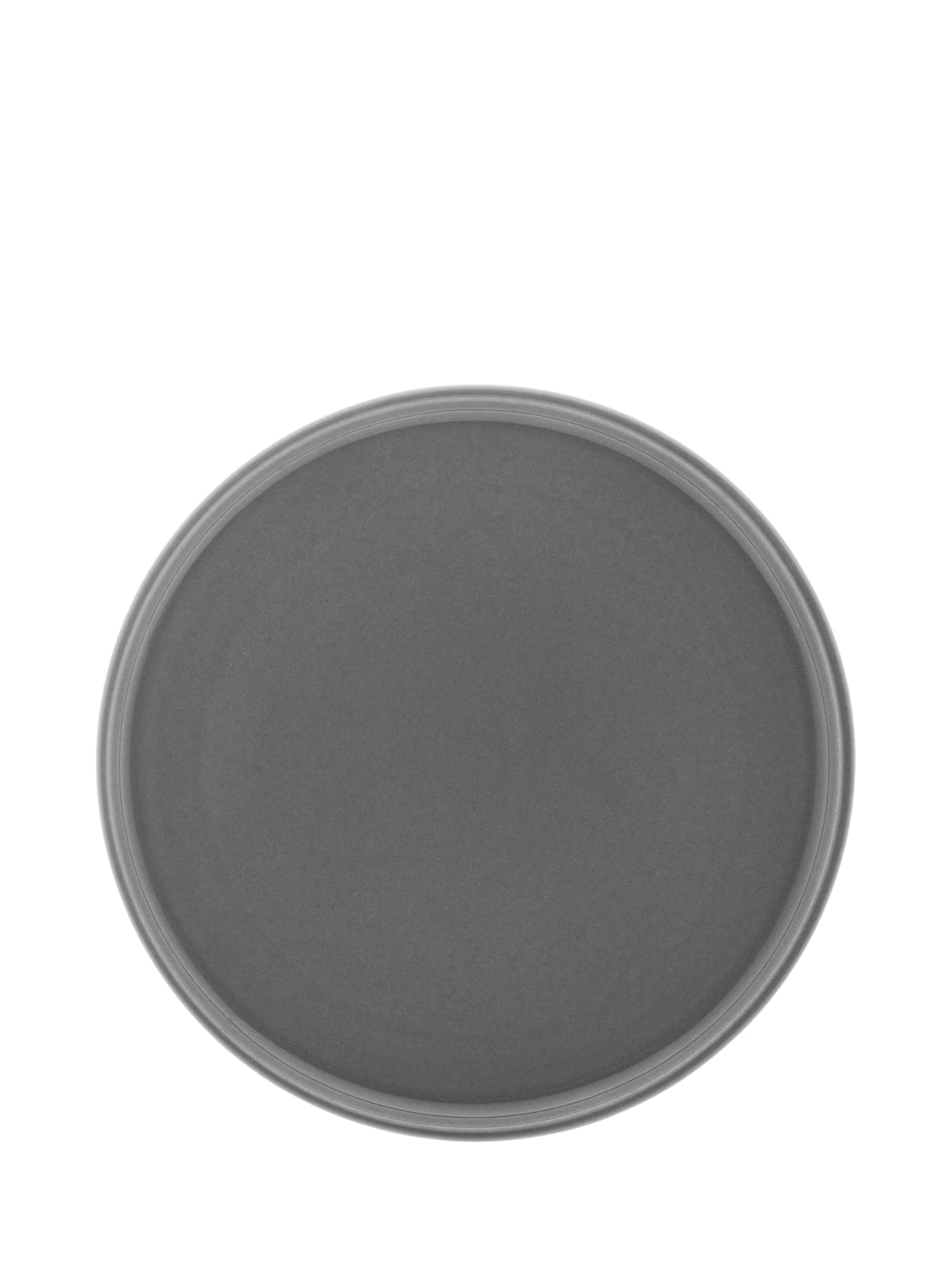 Pratos De Sobremesa Vadim Em Cerâmica 21 cm Cinza Wolff