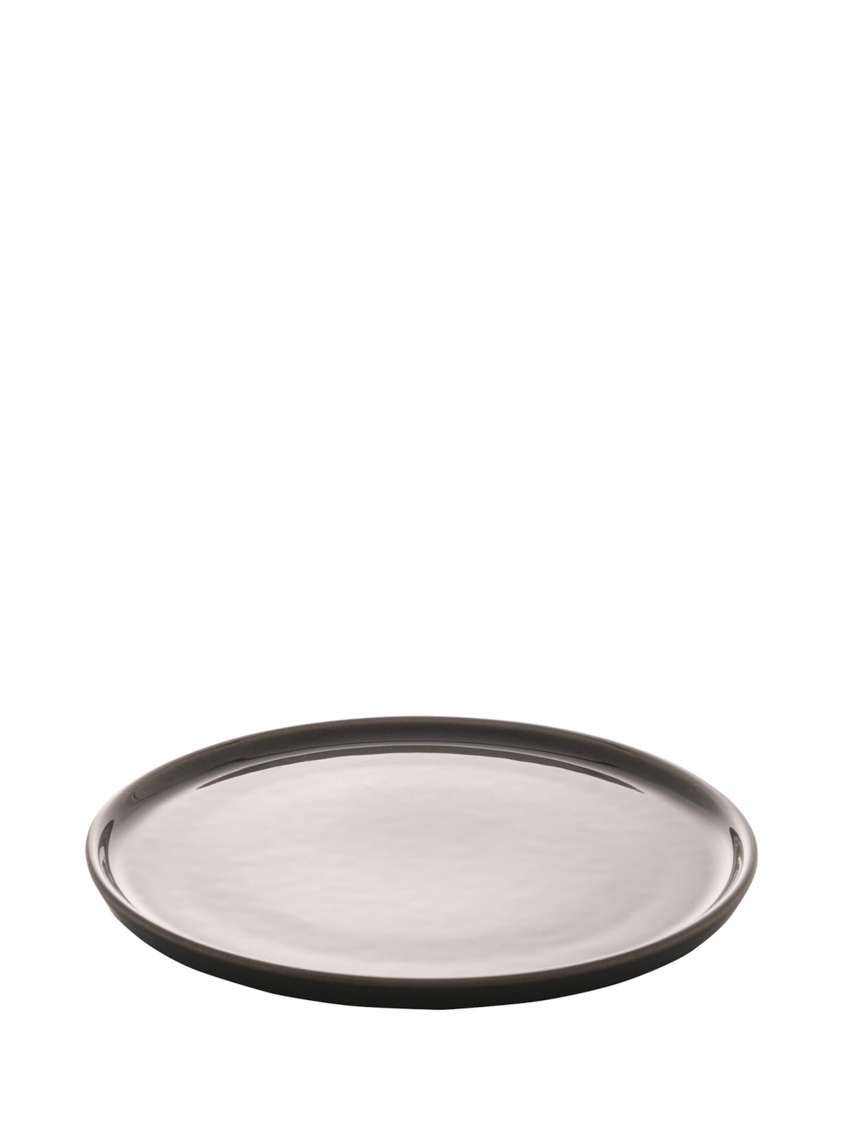 Pratos De Sobremesa Vadim Em Cerâmica 21 cm Cinza Wolff
