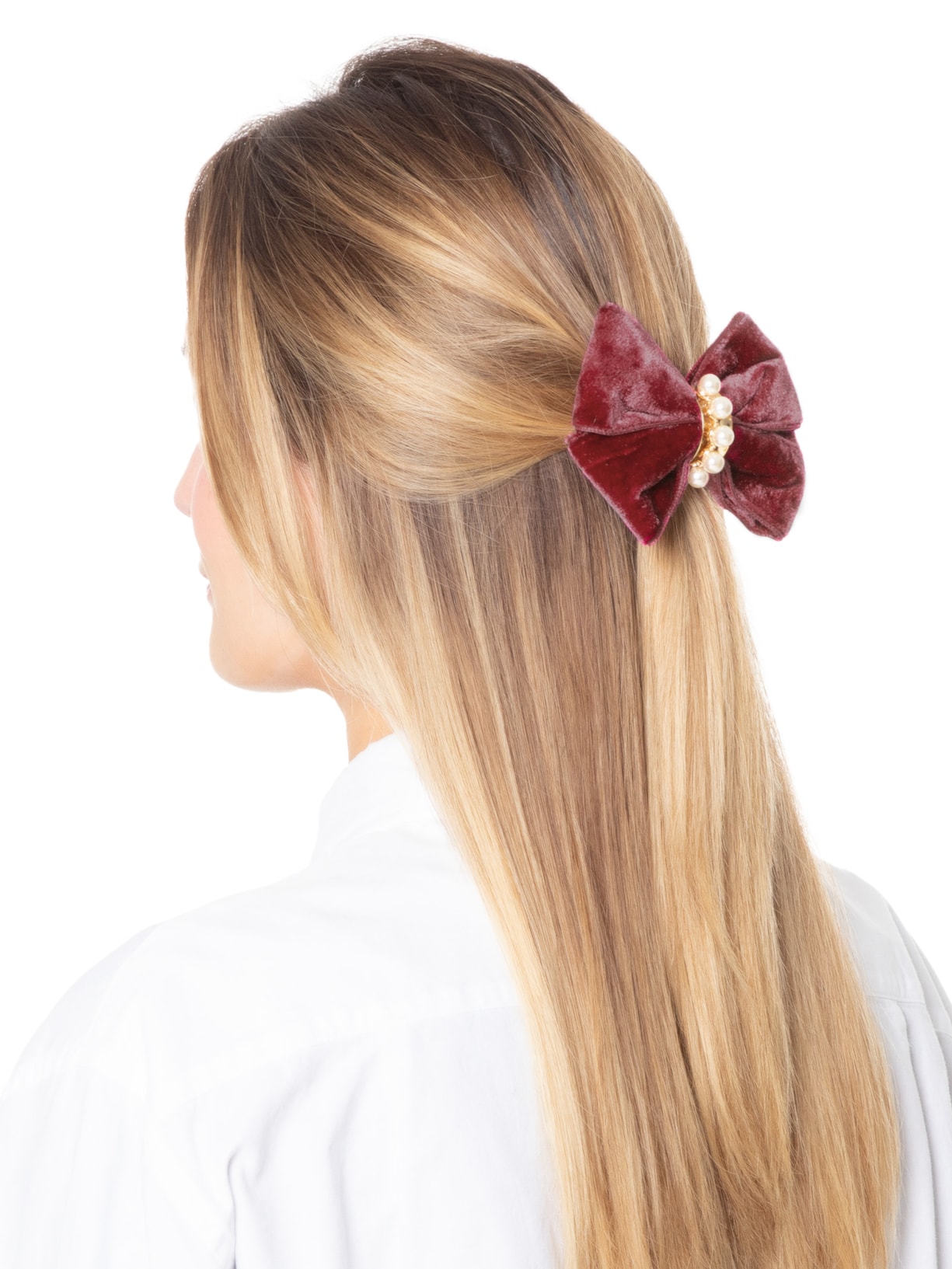 Prendedor Feminino Laço Wild Roxo Nádia Gimenes