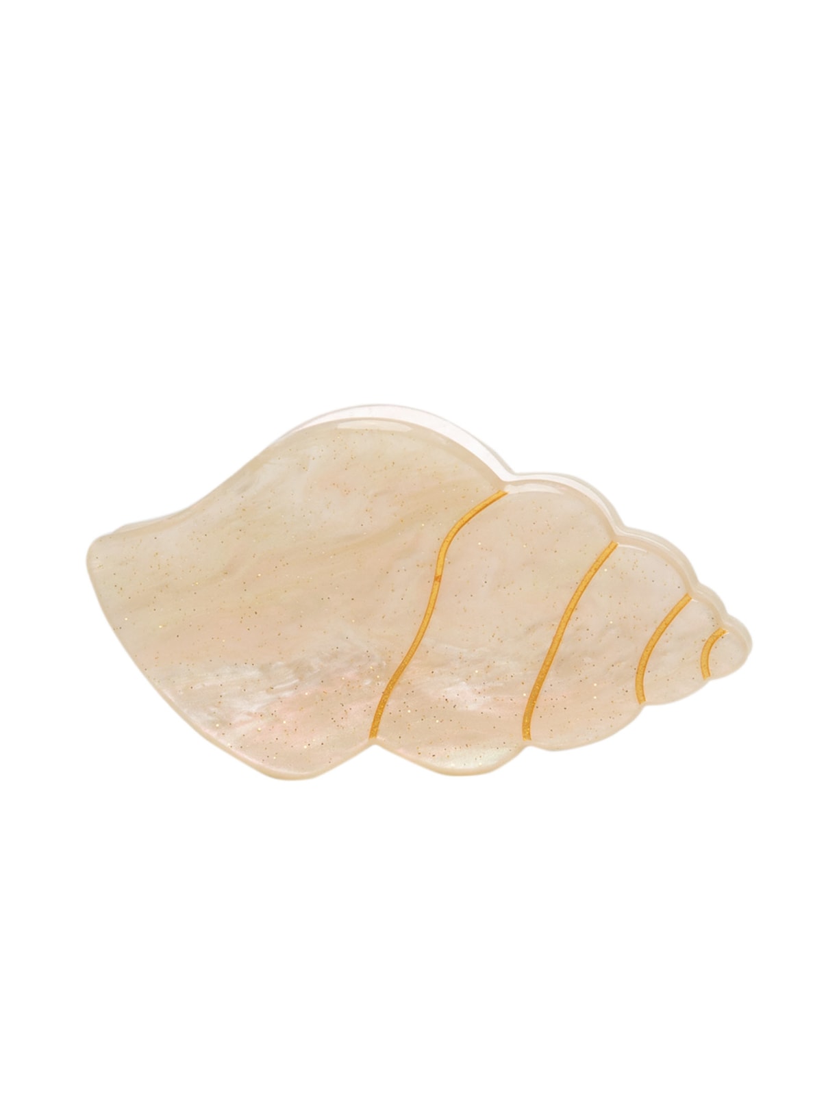 Presilha De Cabelo Feminina Concha Off White Farm Etc