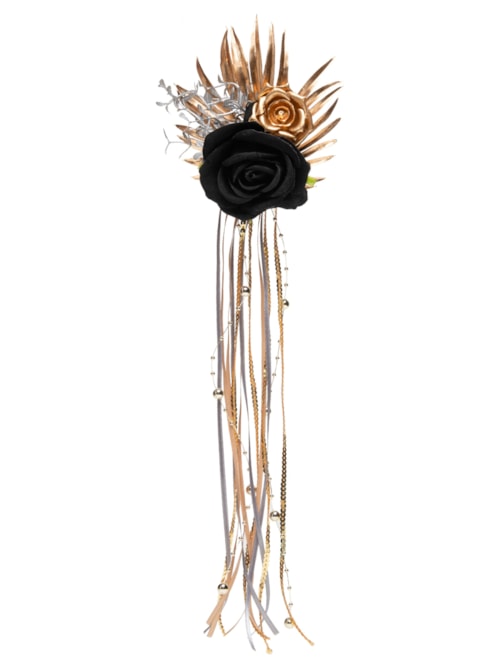 Presilha Feminina Carnaval Rosa - Preto