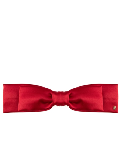 Presilha Laço Sia - Vermelho