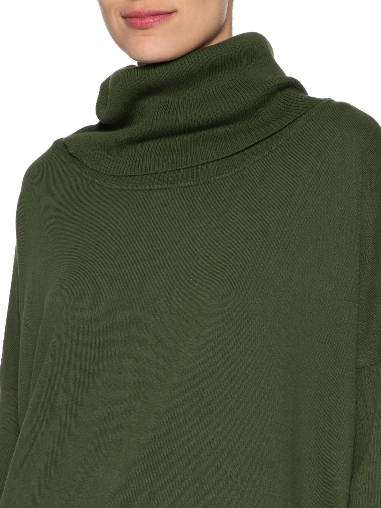 Pull Feminino Maxi Gola Boba Verde Anselmi