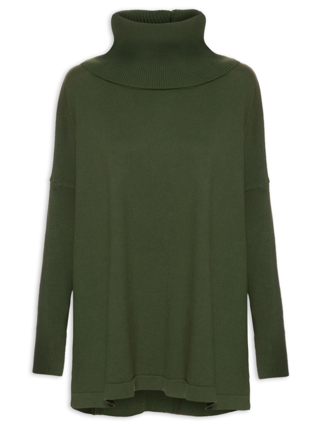 Pull Feminino Maxi Gola Boba Verde Anselmi