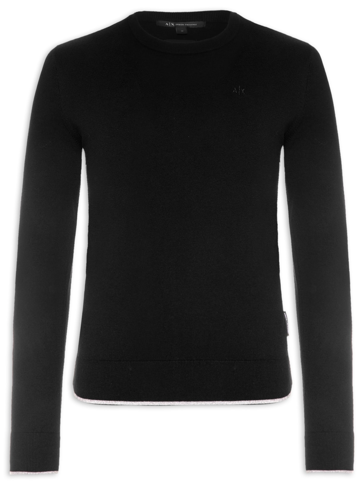 Pulôver Masculino Liso - Preto