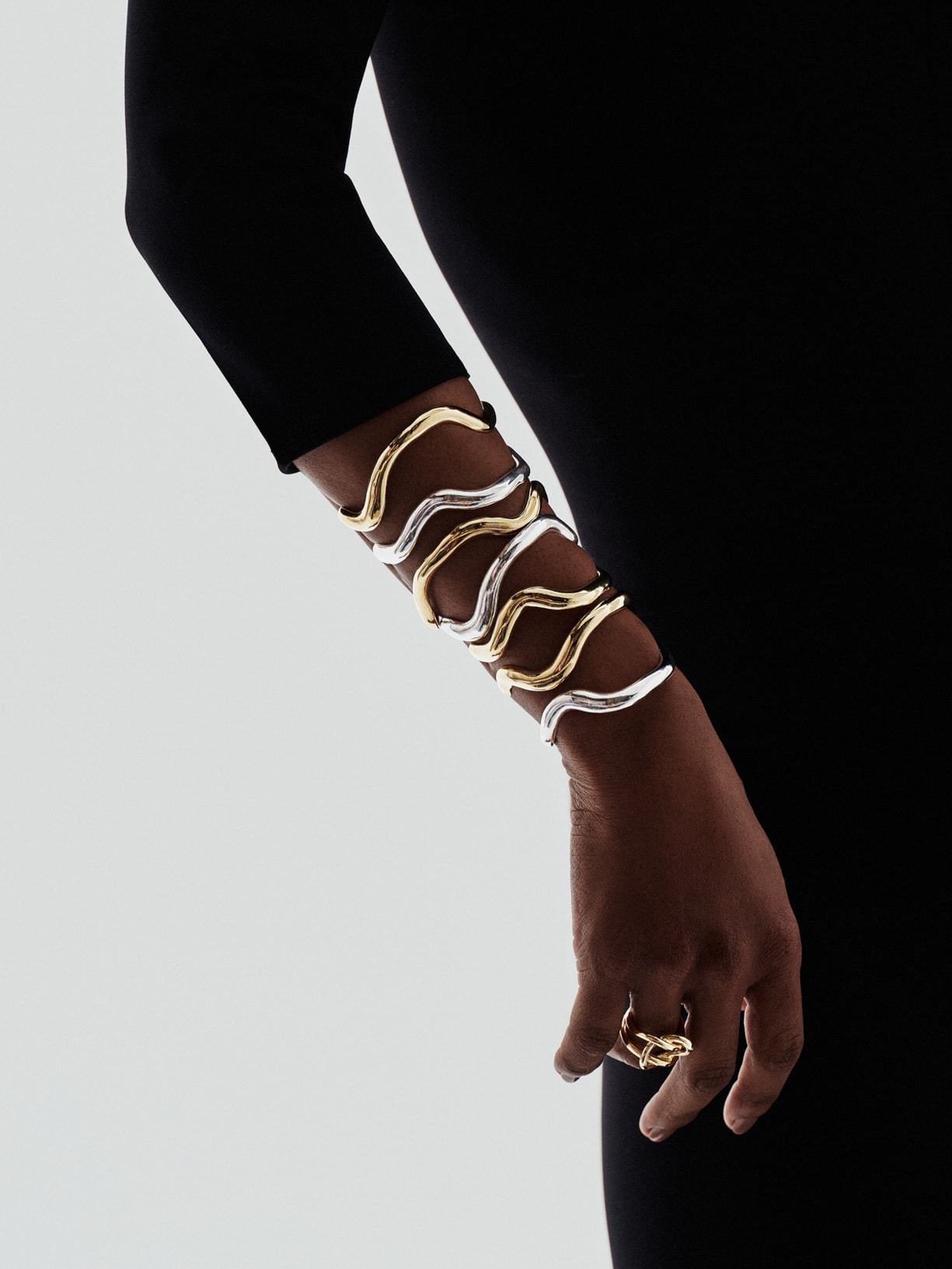 Pulseira Feminina Baile Prata Ajustável Prata Triana