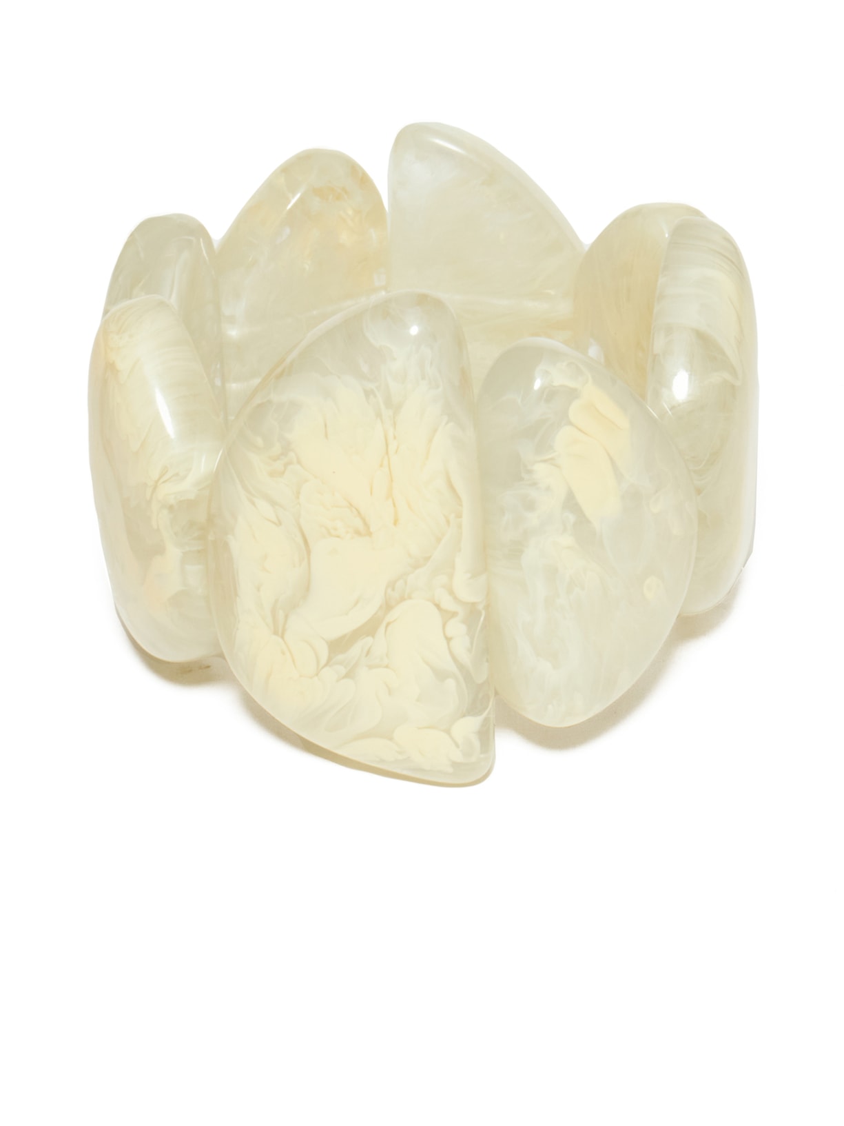 Pulseira Feminina Casca Dupla - Branco