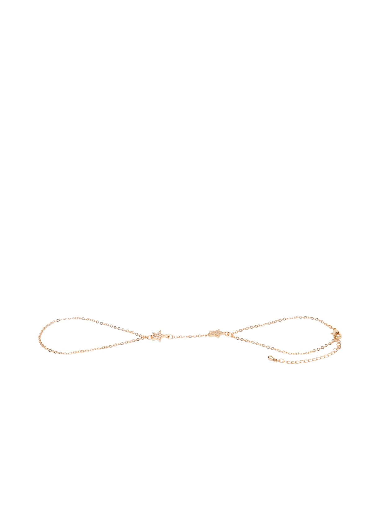 Pulseira Feminina Com Detalhe Dedo Com Estrelas Dourado Market 33
