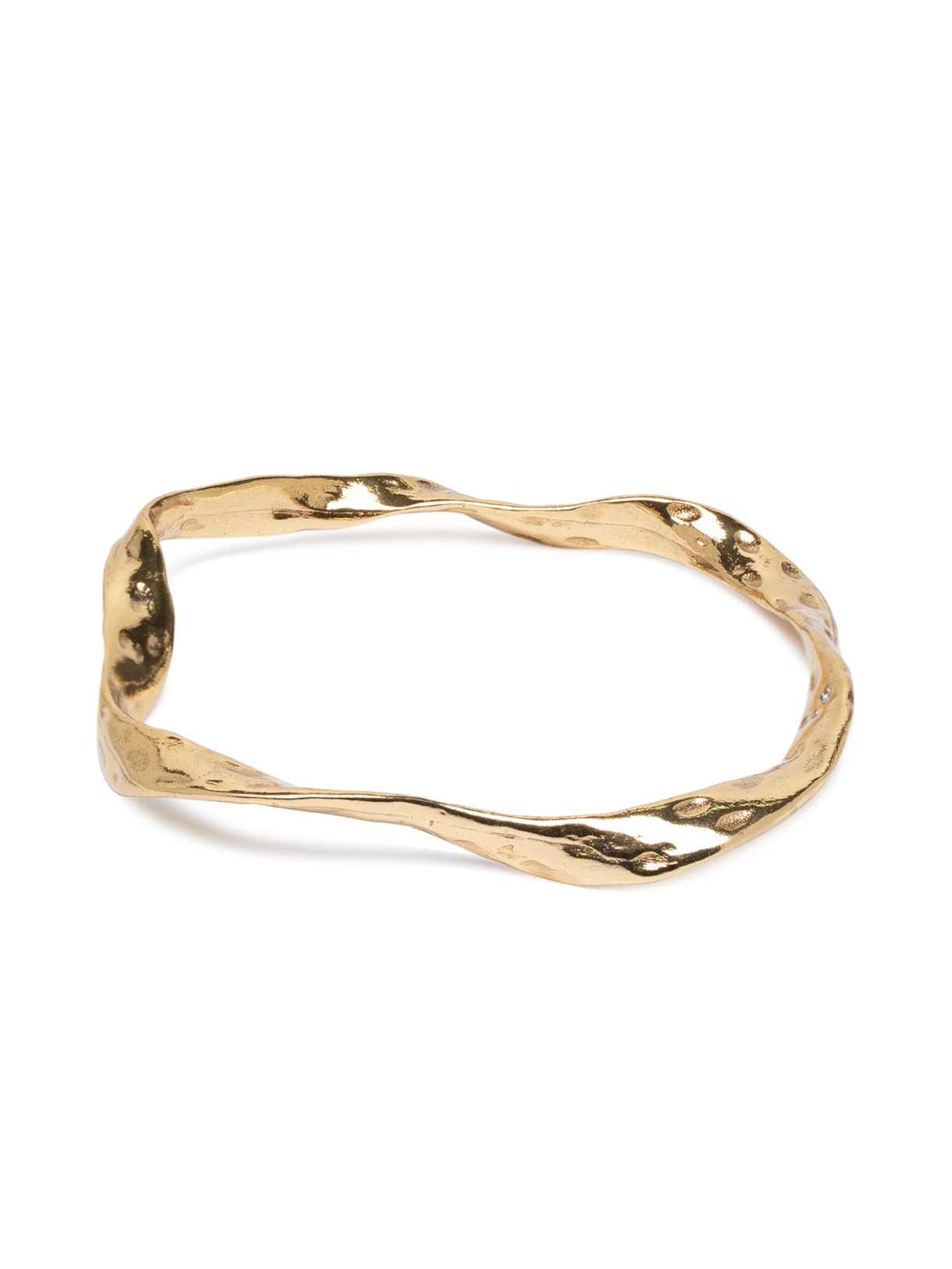 Pulseira Feminina Curva Da Criação - Dourado