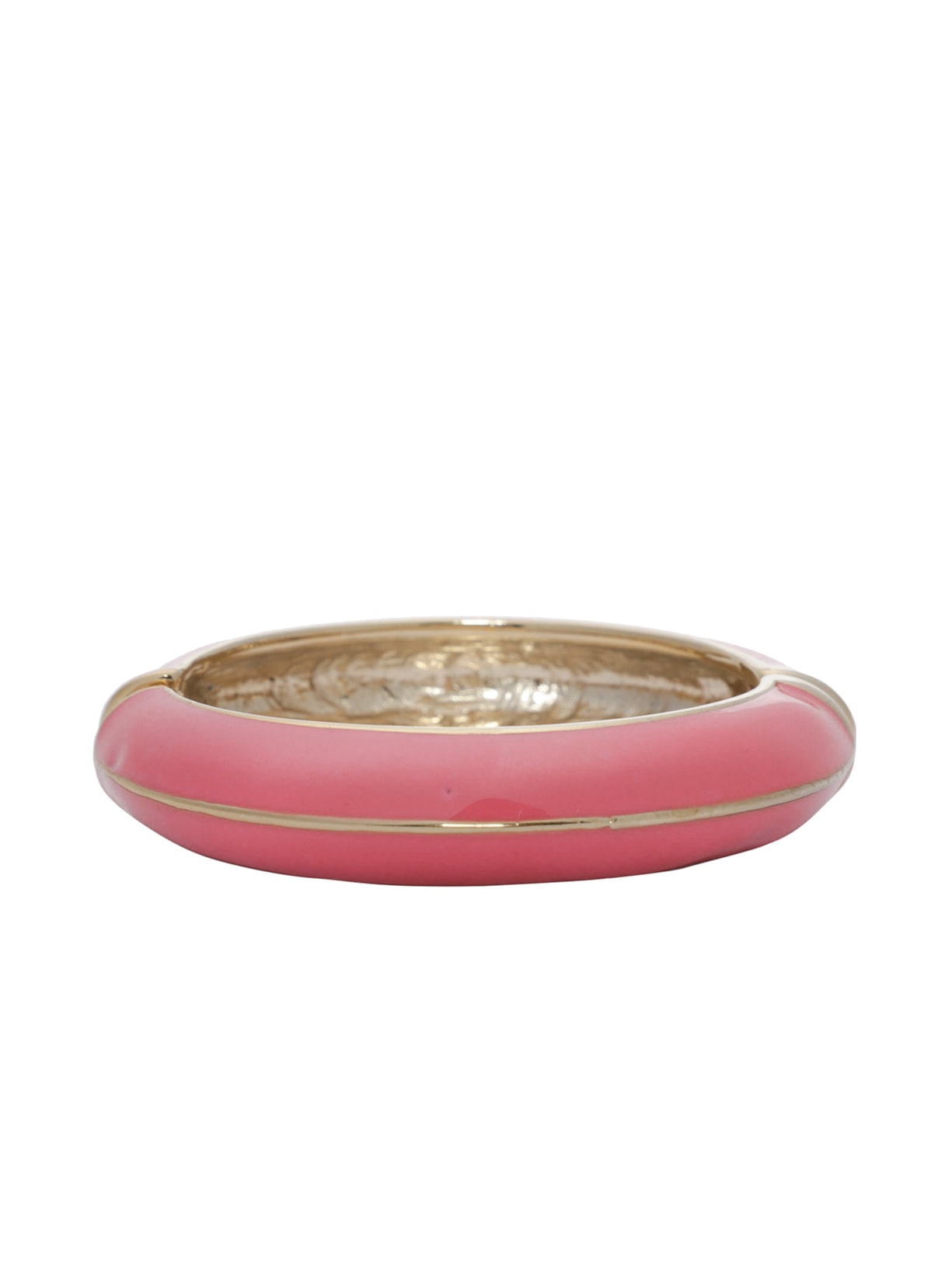 Pulseira Feminina Duo Colors Em Metal - Rosa