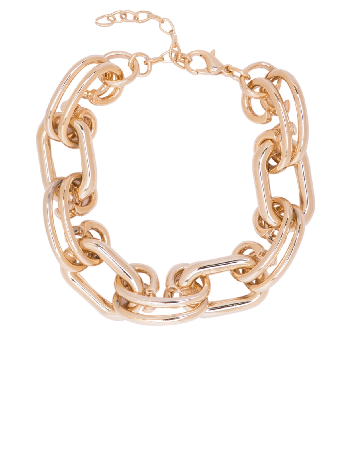 Pulseira Feminina Elos Amanhecer Em Metal - Ouro