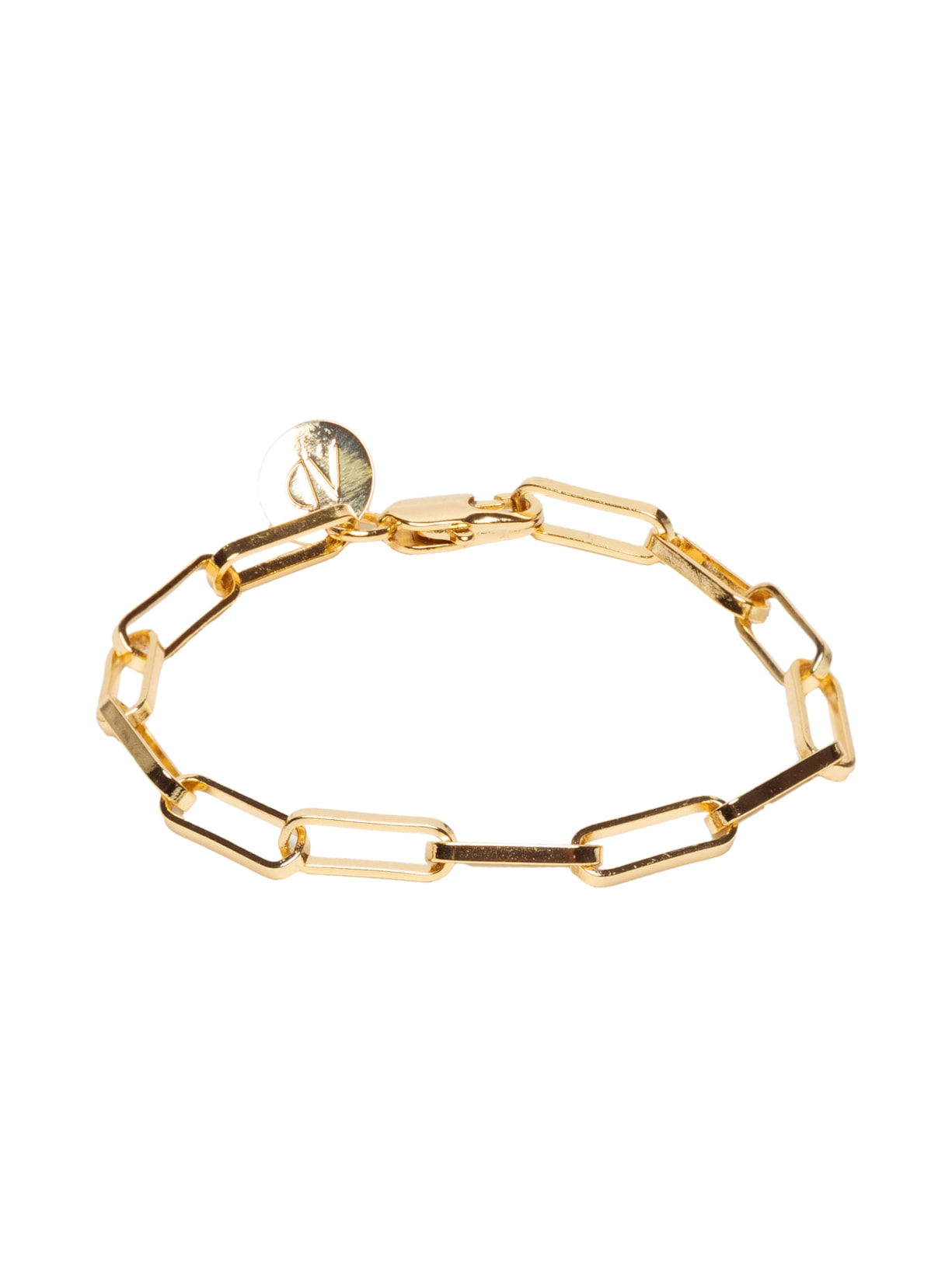 Pulseira Feminina Elos Mini - Dourado