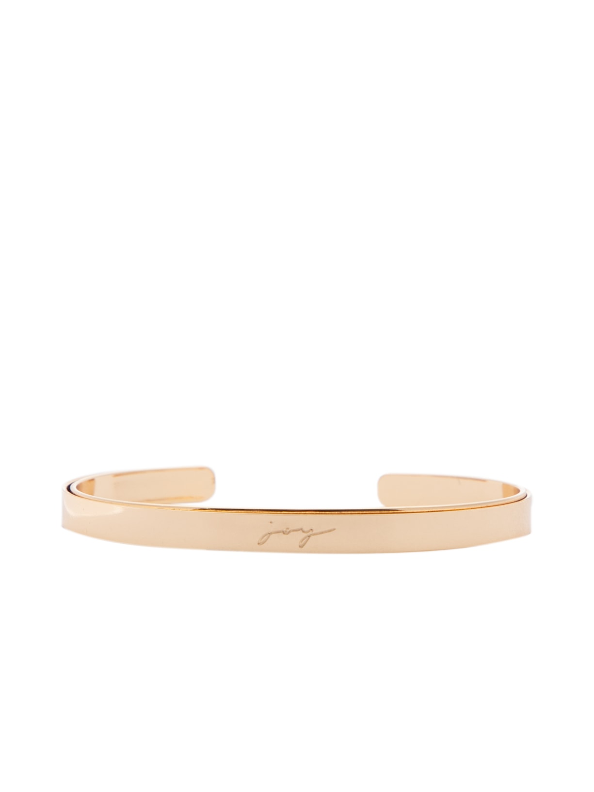 Pulseira Feminina Manuscrita Joy - Dourado