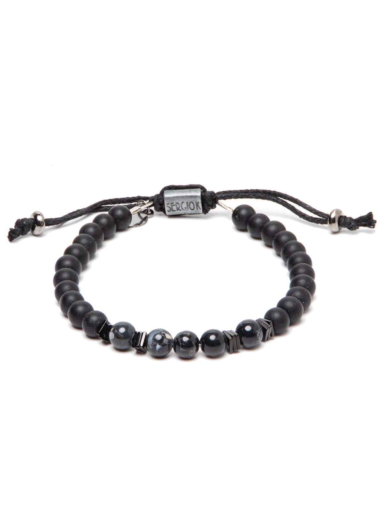 Pulseira Masculina Black Marble - Preto