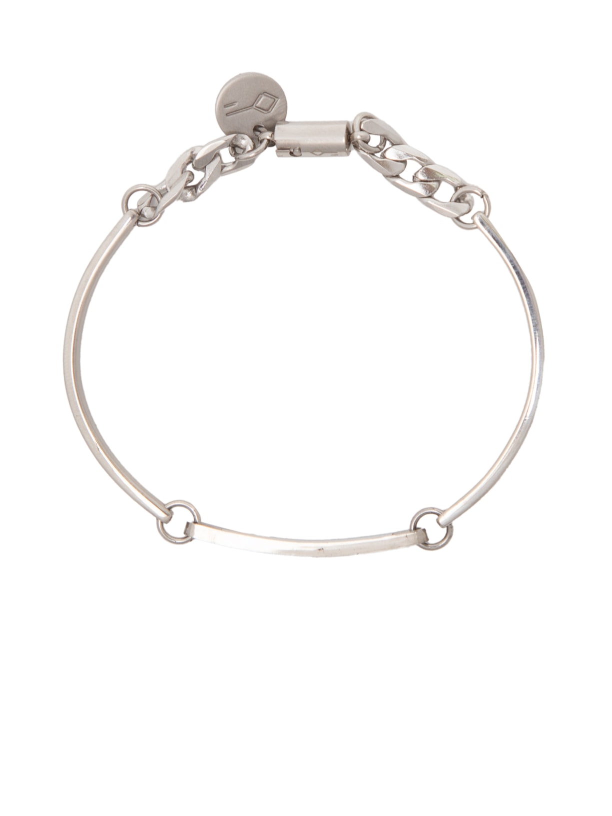 Pulseira Masculina Bronny De Aço Prata Key Design