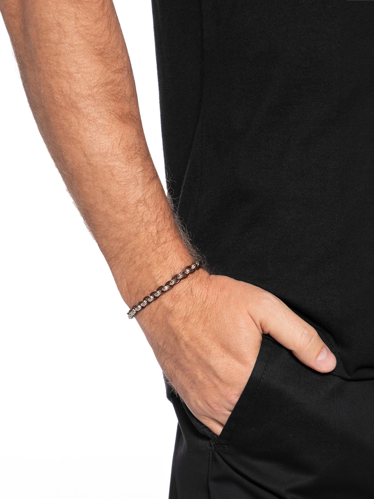Pulseira Masculina Correia Cinza Sergio K