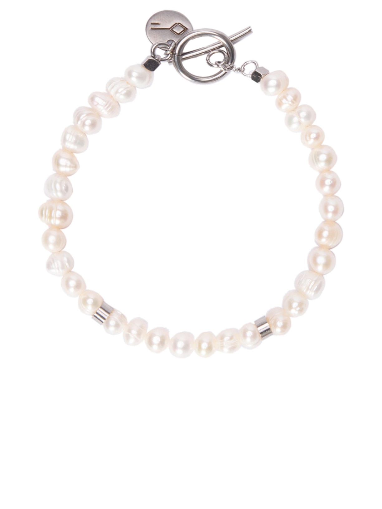 Pulseira Masculina Doja Em Pérolas - Off White