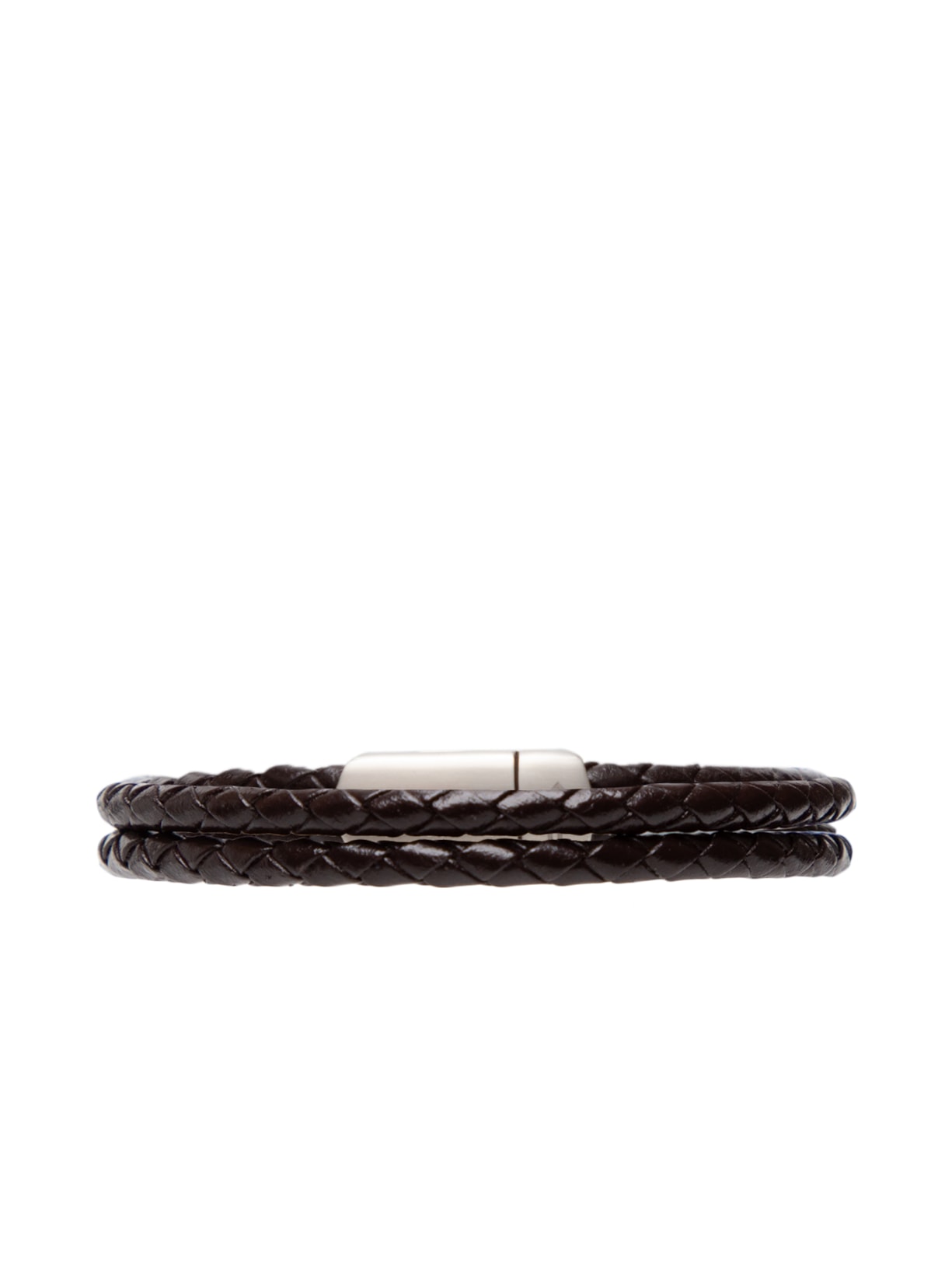 Pulseira Masculina Elisson De Couro - Marrom