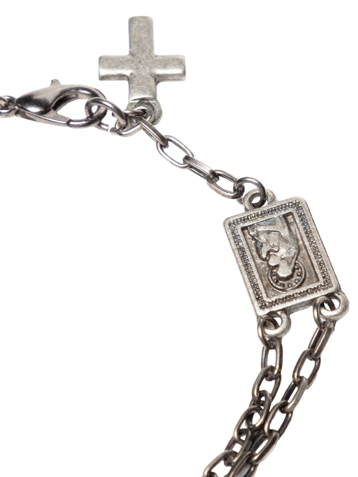 Pulseira Masculina Escapulário Cinza Sergio K