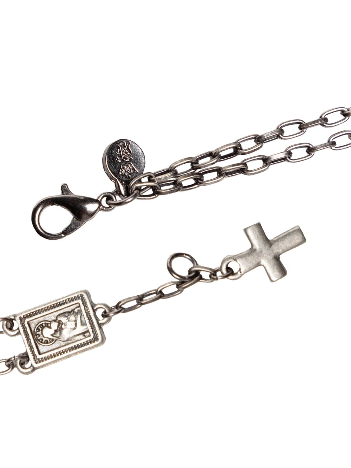 Pulseira Masculina Escapulário Cinza Sergio K