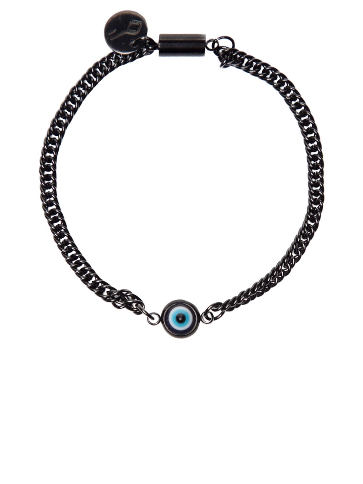 Pulseira Masculina Knight De Corrente Em Aço Preto Key Design