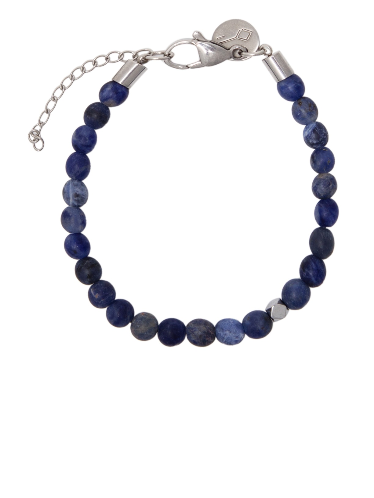 Pulseira Masculina Kobe De Pedra Natural Sodalita - Azul