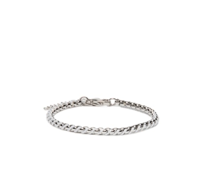 Pulseira Masculina Obama Em Aço - Prateado