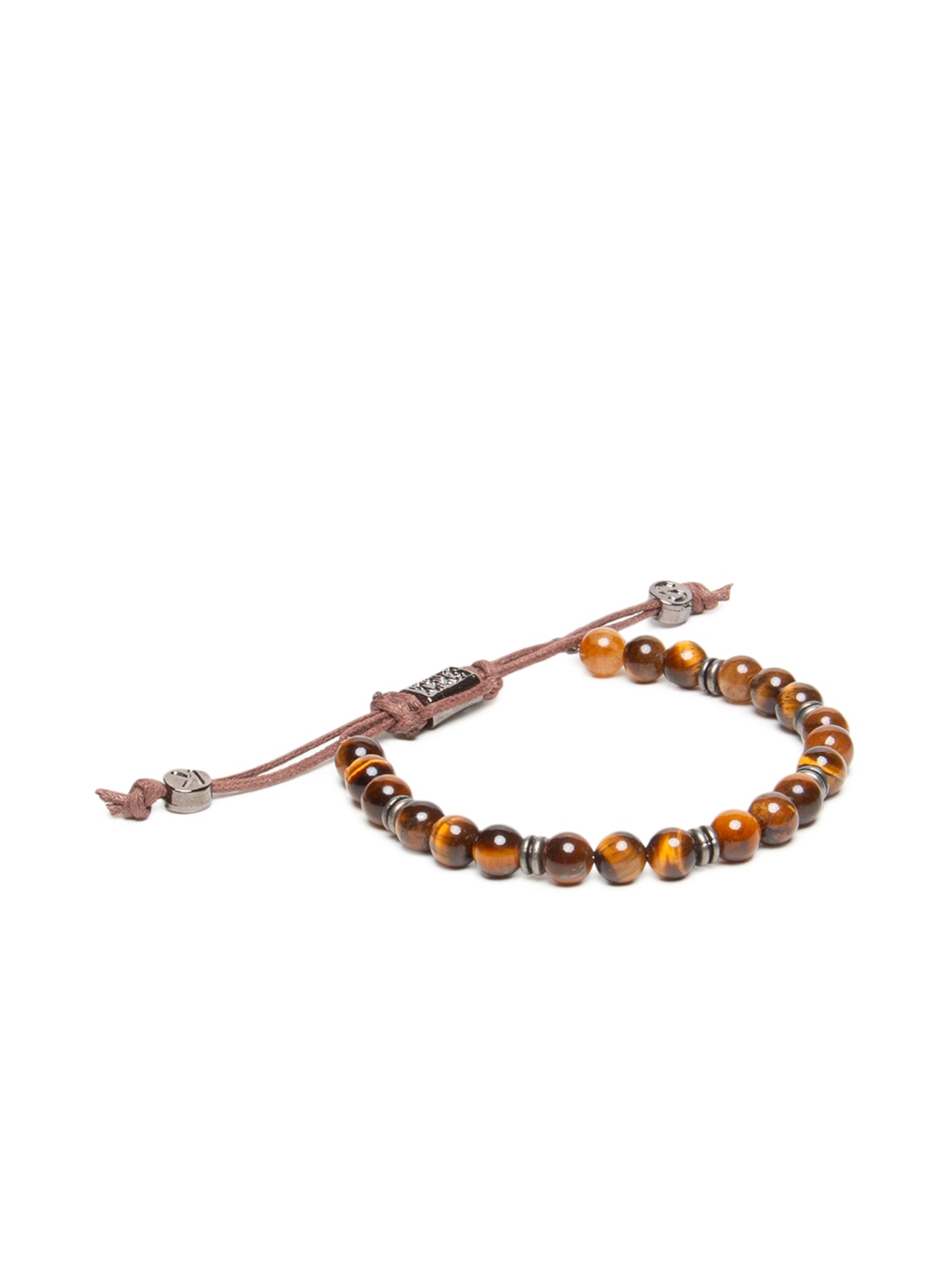 Pulseira Masculina Olho De Tigre Bege Sergio K