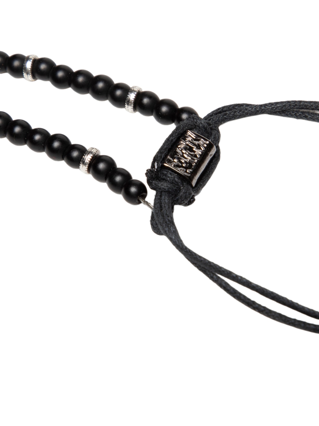 Pulseira Masculina Pedra Ônix E Olho Grego Preto Sergio K