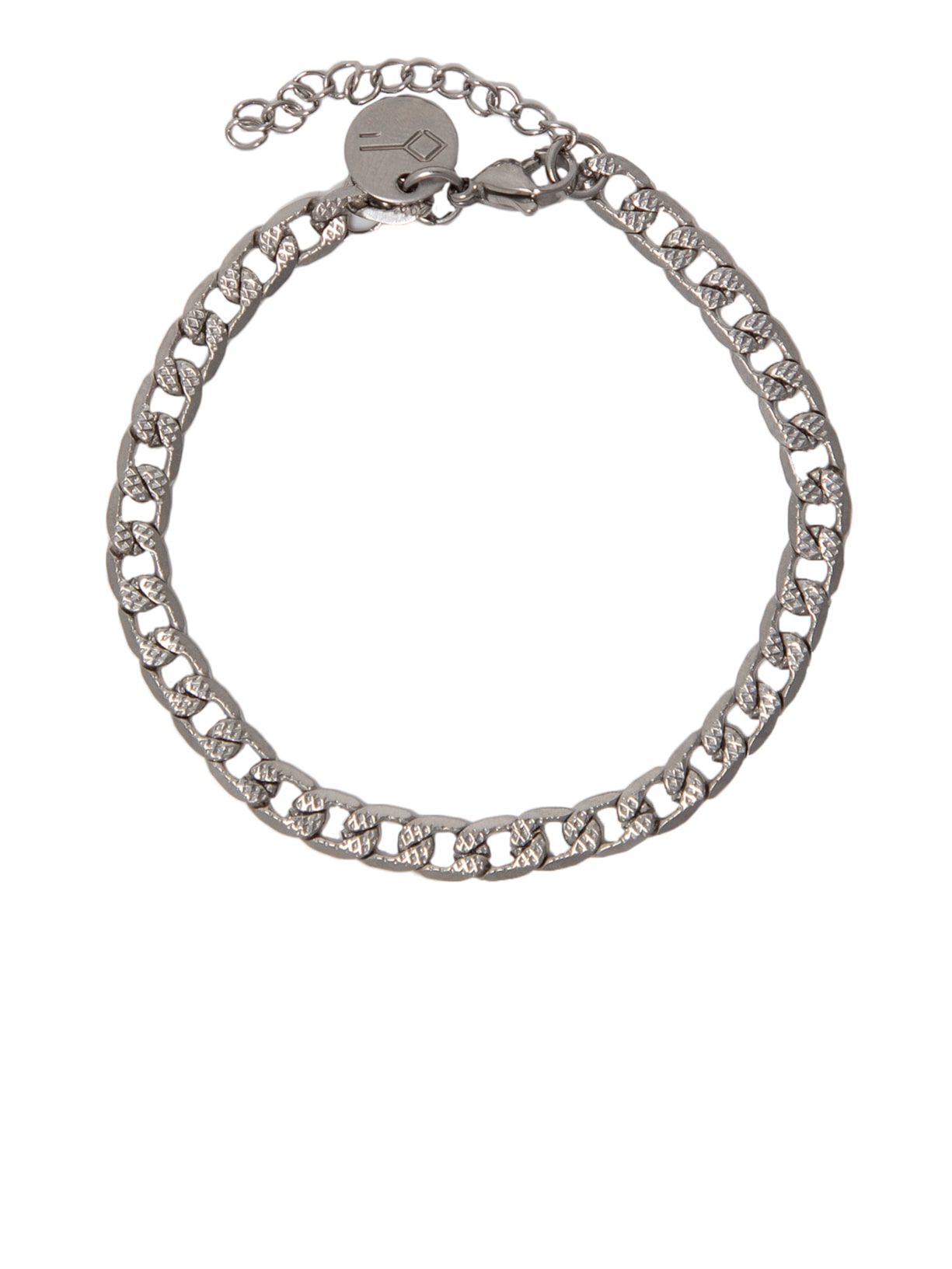 Pulseira Masculina Steve De Aço - Prata