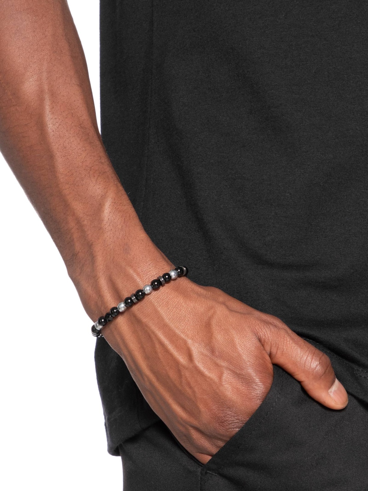 Pulseira Masculina Titã Preto Key Design