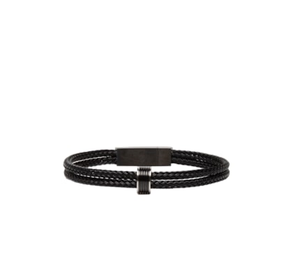 Pulseira Masculina Vértice - Preto