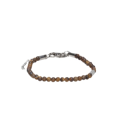 Pulseira Masculina Zeng Em Coqueiro - Marrom