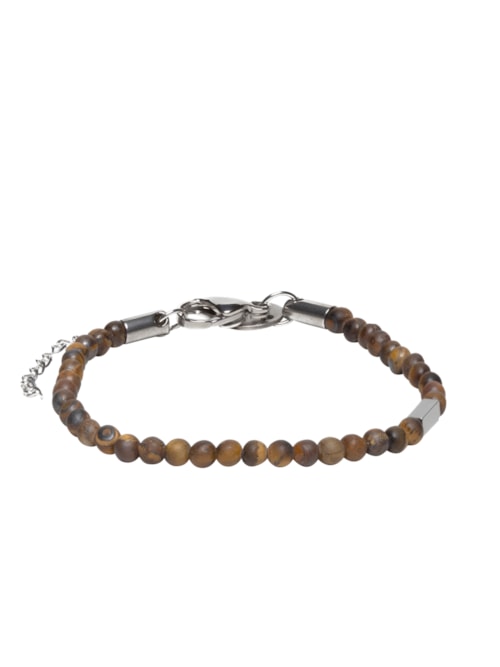 Pulseira Masculina Zeng Em Coqueiro - Marrom