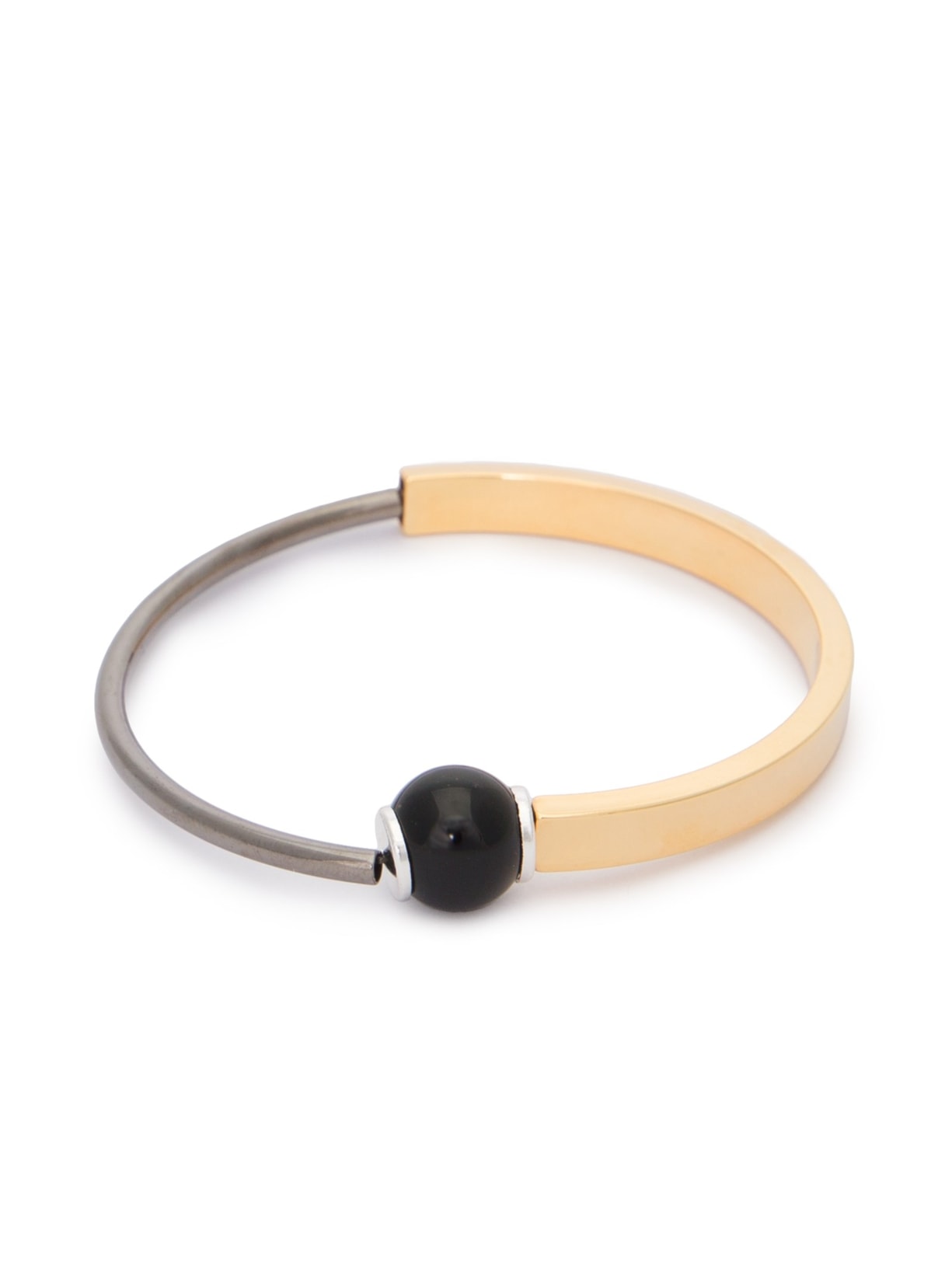 Pulseira Sacha Preta - Dourado