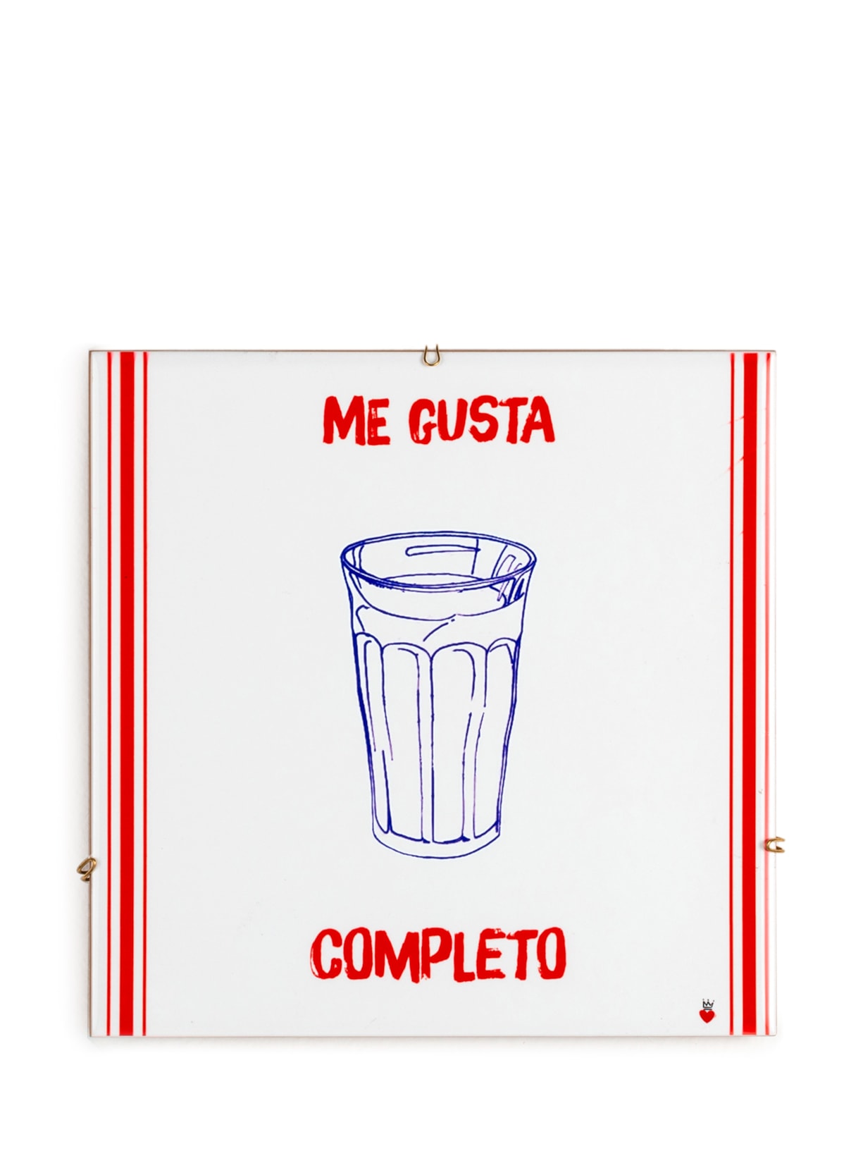 Quadro Azuleicha Copo - Branco