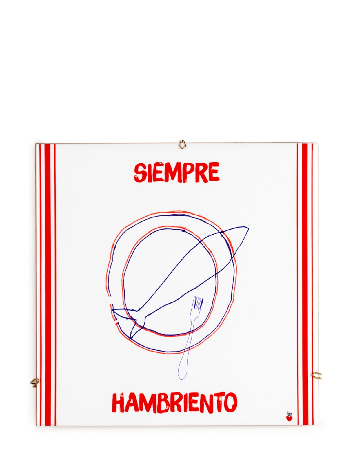 Quadro Azuleicha Prato - Branco