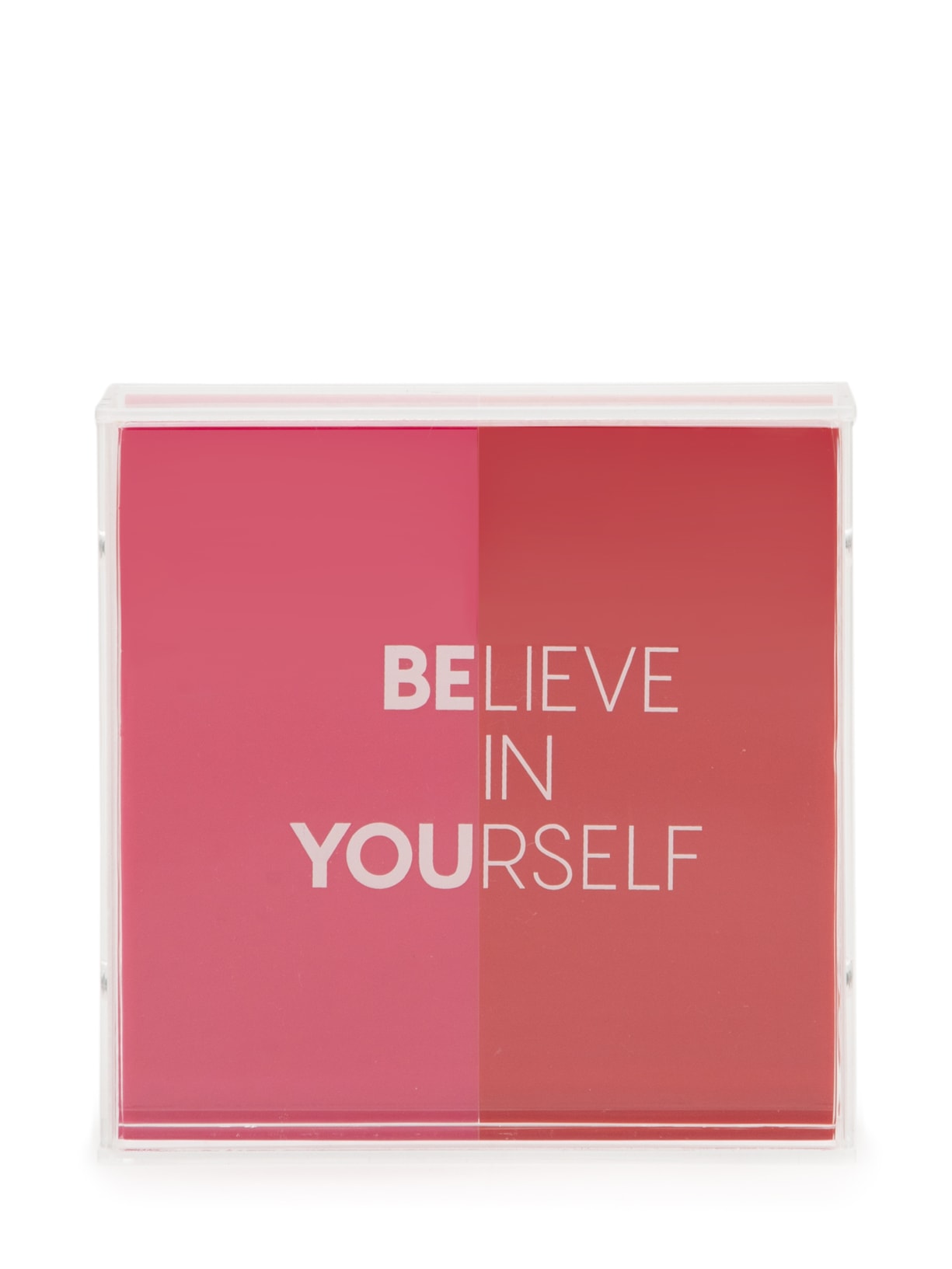 Quadro Bold Believe In Yourself - Rosa