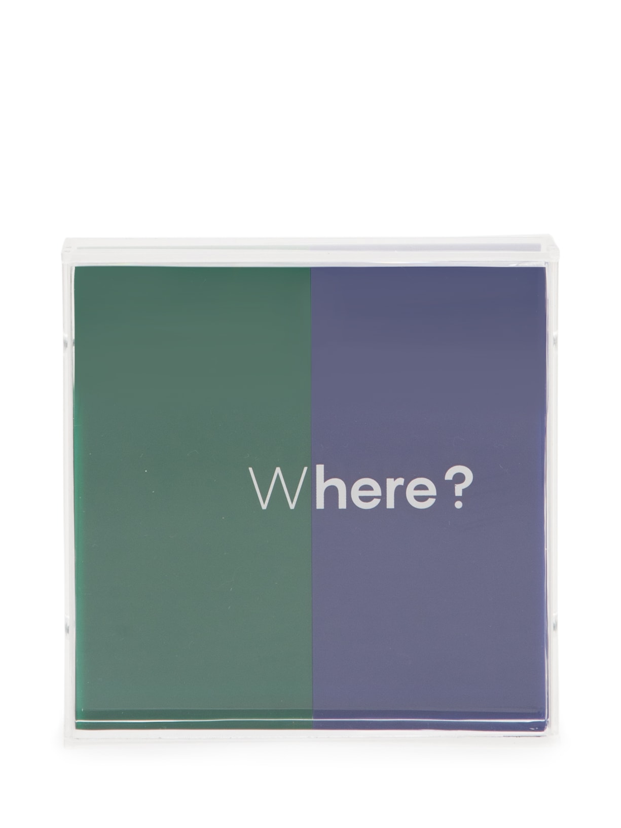 Quadro Bold Where - Azul