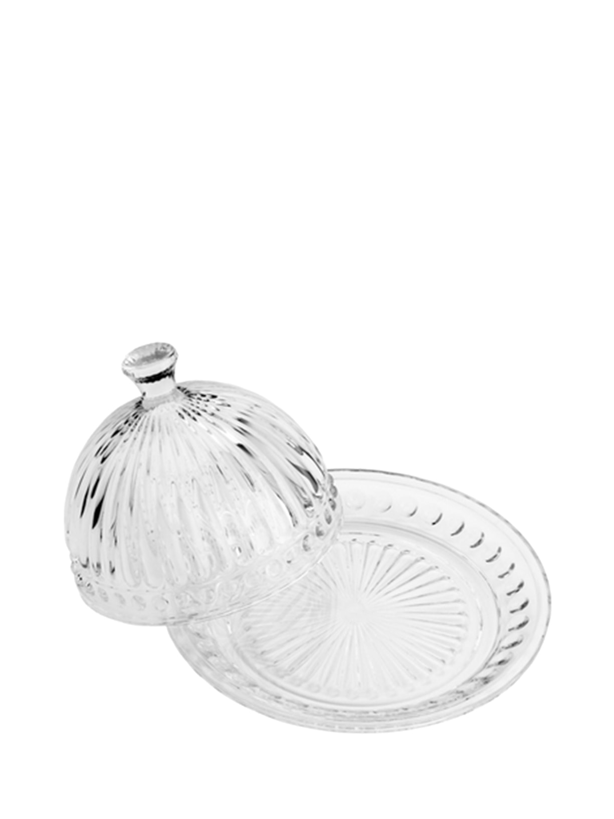 Queijeira De Cristal Com Tampa Empire 1 Peça '2Home