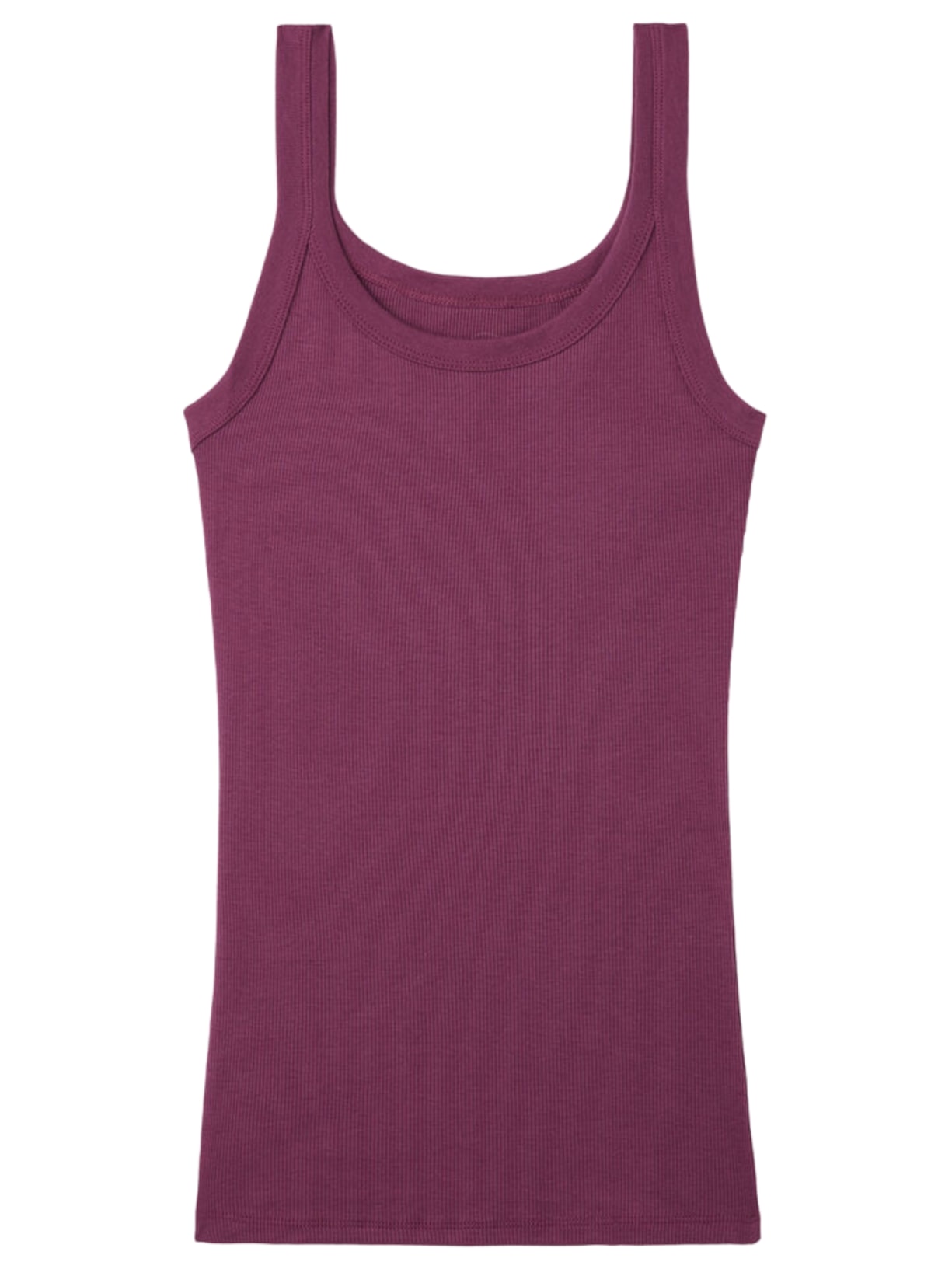 Regata Canelada Em Algodão Supima Roxo Intimissimi