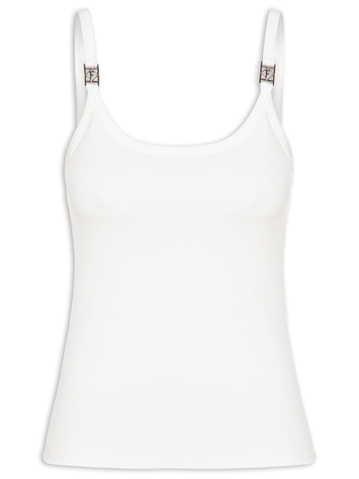 Regata Canelada Feminina – Branco